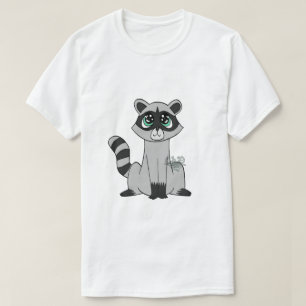 Cartoon Raccoon T-Shirt