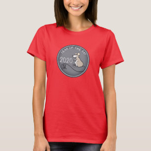 Cartoon Rat Chinese New Year 2020 Woman Tee