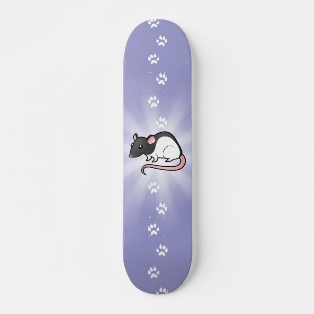 Cartoon Rat Skateboard (Front)