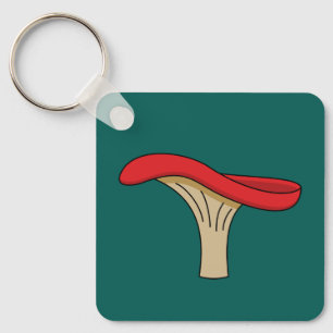 Cartoon Red Mushroom Keychain