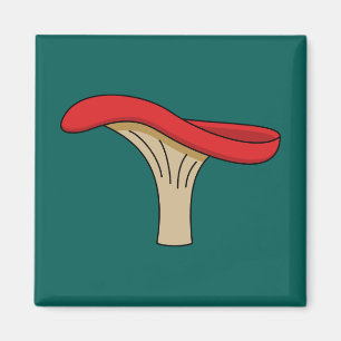 Cartoon Red Mushroom Magnet