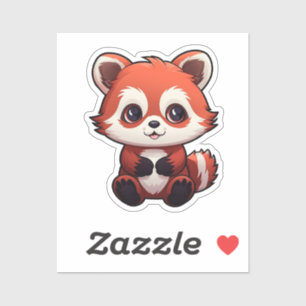 Cartoon red panda illustration