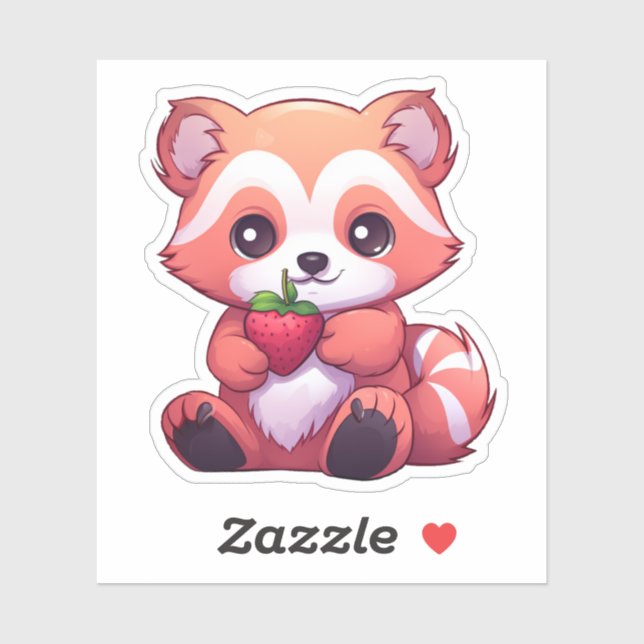 Cartoon red panda illustration (Sheet)