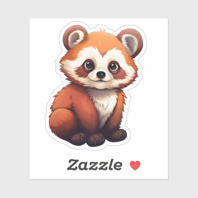Cartoon red panda illustration (Sheet)