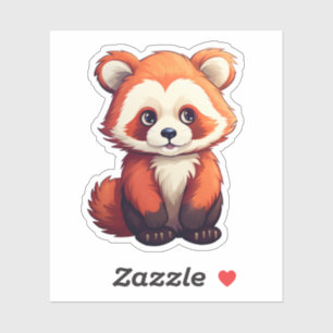 Cartoon red panda illustration