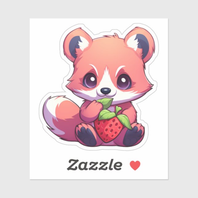 Cartoon red panda illustration (Sheet)