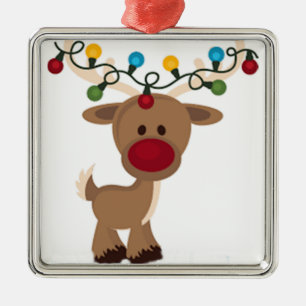 **CARTOON REINDEER** CHRISTMAS ORNAMENT