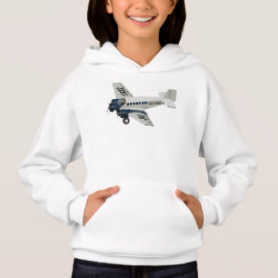 Cartoon retro airplane