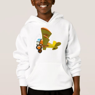 Cartoon retro airplane