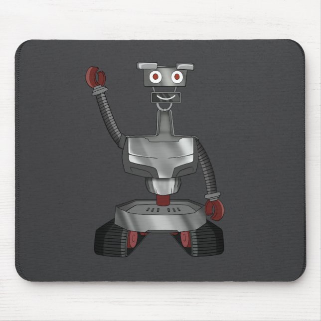 cartoon robot mousepad (Front)