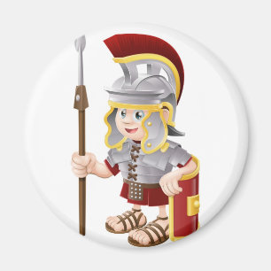 Cartoon Roman Soldier Magnet