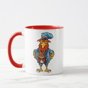 Cartoon Rooster Mug