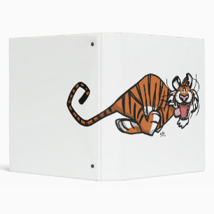 Cartoon Running Tiger Classeur