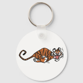 Cartoon Running Tiger Keychain