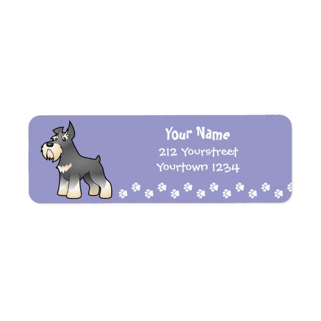 Cartoon Schnauzer (Front)
