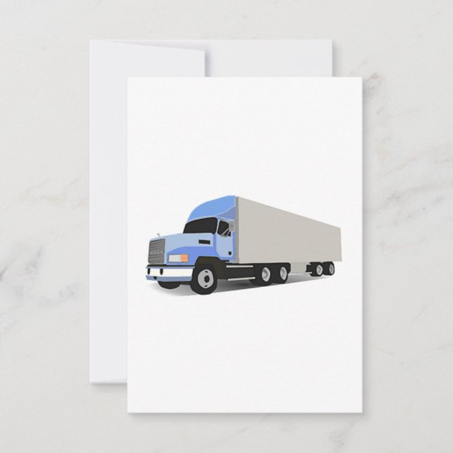 Cartoon Semi Truck (Front)