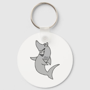 Cartoon Shark Keychain