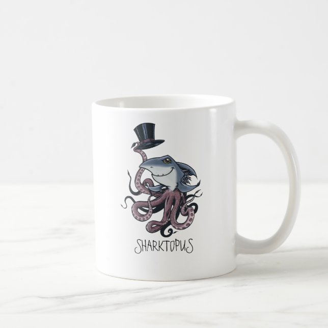 Cartoon Sharktopus Mug (Right)