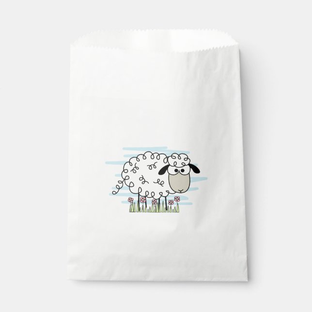 Cartoon Sheep   Favour Bag (Front)