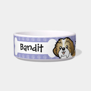 Cartoon Shih Tzu (puppy cut) Bowl