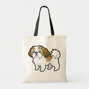 Cartoon Shih Tzu (puppy cut) Tote Bag