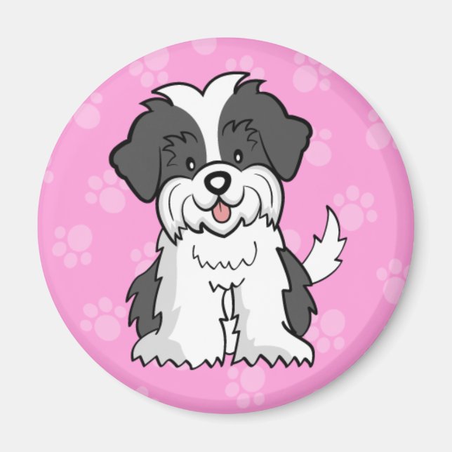 Cartoon ShihTzu Magnet (Front)