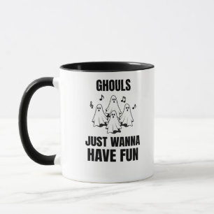 Cartoon Singing - "Ghouls Just Wanna Have Fun" Mug