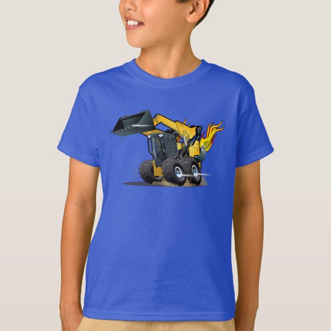 Cartoon skid steer T-Shirt (Front)