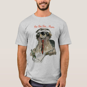 Cartoon Sloth Holiday T Shirt