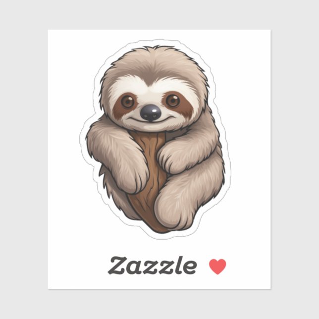 Cartoon sloth illustration (Sheet)