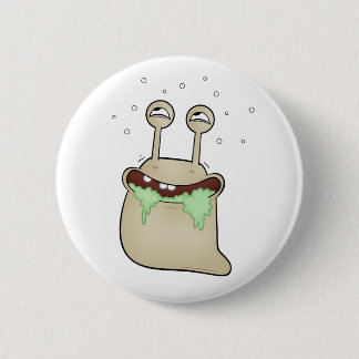 cartoon slug 2 inch round button