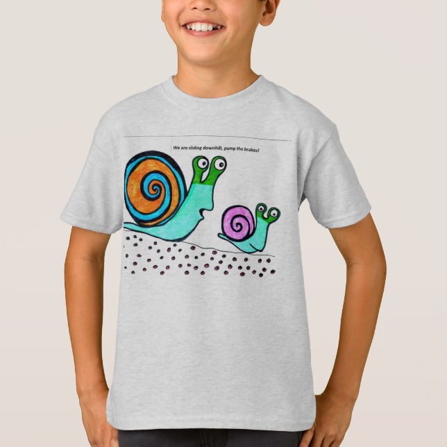 Cartoon Snail T-Shirt (Front)