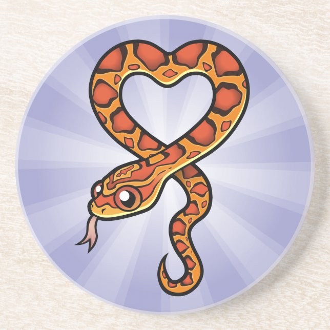 Cartoon Snake Coaster (Front)