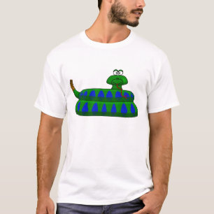 Cartoon Snake Men's Shirt