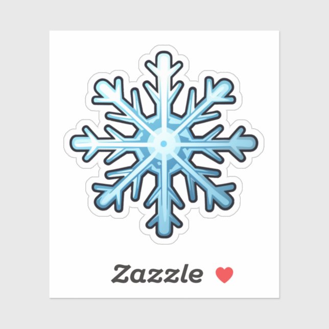 Cartoon snowflake illustration (Sheet)