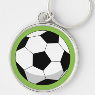 Cartoon Soccer Ball Keychain