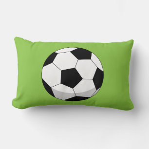 Cartoon Soccer Ball Lumbar Pillow