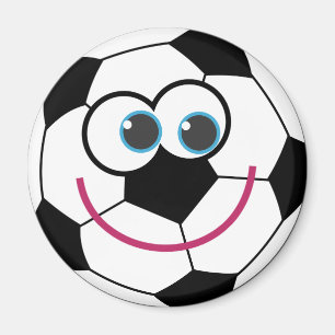 Cartoon Soccer Ball Magnet