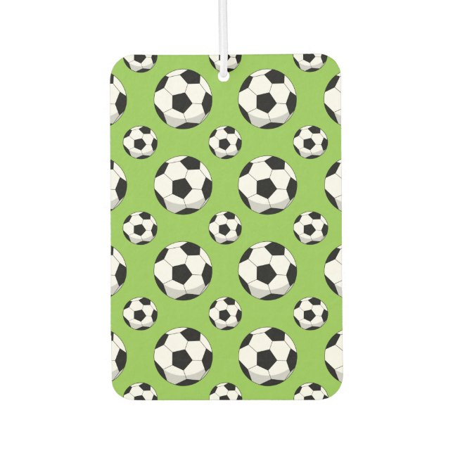 Cartoon Soccer Ball Pattern Air Freshener (Front)