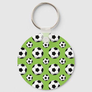 Cartoon Soccer Ball Pattern Keychain