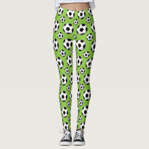 Cartoon Soccer Ball Pattern Leggings