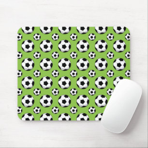 Cartoon Soccer Ball Pattern Mouse Pad