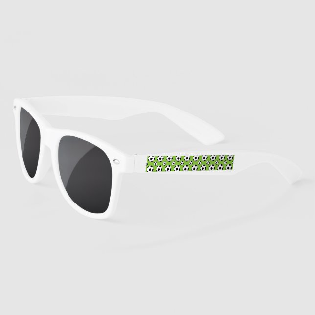 Cartoon Soccer Ball Sunglasses (Left)