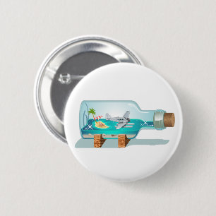 Cartoon Souvenir Bottle 2 Inch Round Button