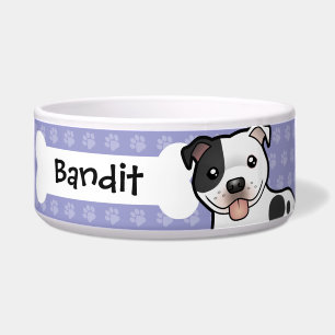 Cartoon Staffordshire Bull Terrier