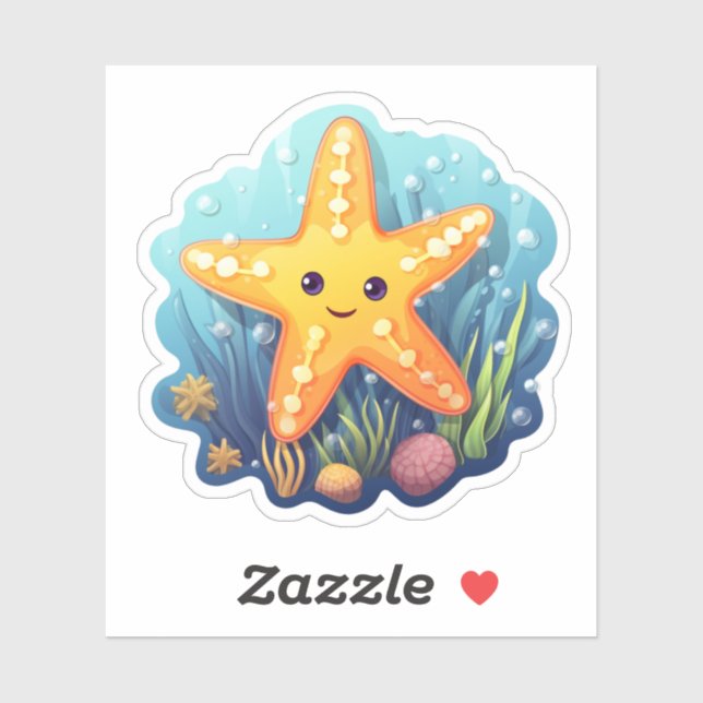 Cartoon starfish illustration (Sheet)