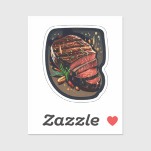 Cartoon steak