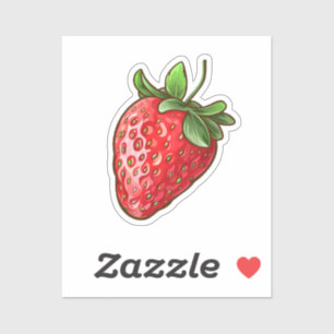 Cartoon strawberry