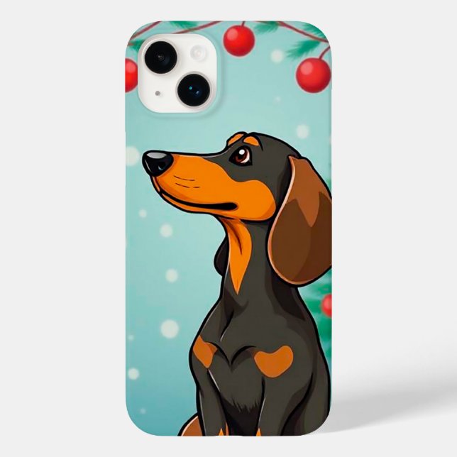 Cartoon-style dachshund Case-Mate iPhone case (Back)