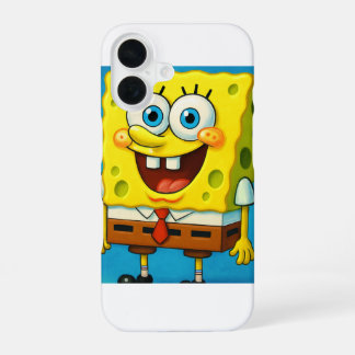 Cartoon Style Fun Yellow Character iPhone 16 Case